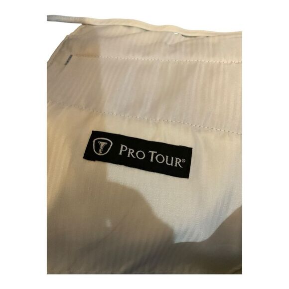 Blue Flat Front Casual Shorts by Pro Tour - Picture 2 of 3